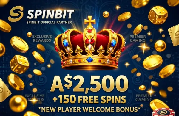 SpinBit exclusive welcome package with promo code unlocked